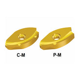 3FB C-M/P-M Ball nose inserts with two helical cutting edges for three effective ball end mills for rough & semi-finish profiling in double-sided types of center (C-M) or periphery (P-M) sides - Big-tools Industrial Supply Tools for Metal Cutting